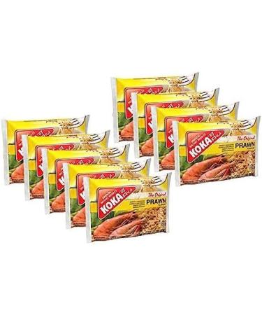 Koka Oriental Style Instant Noodles | Prawn Flavour | Snack or Meal Accompaniment | Ready in 2 Minutes | 85g (Pack of 30) - Buy Online on GoSupps.com