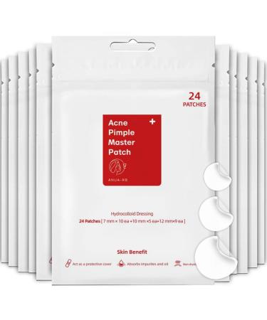 Acne Pimple Patch Absorbing Hydrocolloid Original 3 Size Patches for Zits Cover Spot Stickers for Face and Body Not Tested on Animals No Toxic Ingredients 240 Count (Pack of 10) 240 Count (Pack of 10) 240