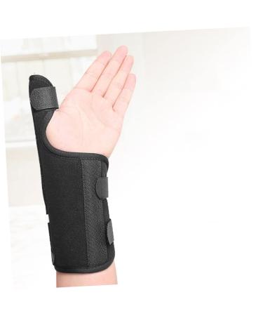 Buy Sosoport Adjustable Thumb Protector Splint - Left Wrist Brace & Stabilizer for Optimal Support | Durable Nylon 24x9.5cm Black - International Shipping Available - Buy Online on GoSupps.com