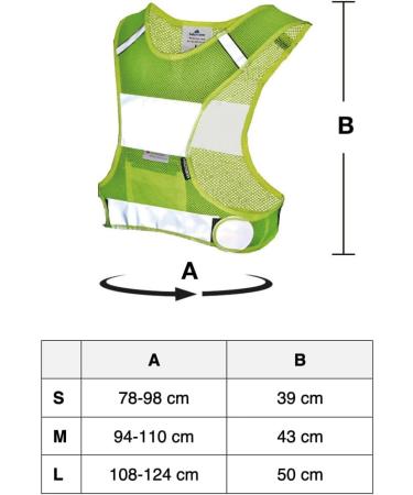 Salzmann 3M Reflective Running Vest | Breathable Mesh Sports Gear - 3M Scotchlite M Yellow - Buy Online on GoSupps.com