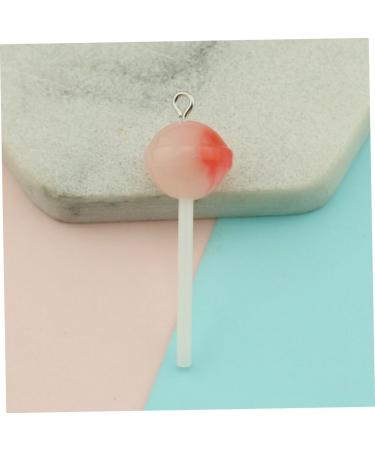 DIYEAH 250 Pcs Candy Keychain Decor Resin Crafts Earrings Charms Lollipops Charms for Crafts Making Charms for Diy Jewelry Resin Keychain Ornament Charms for Bracelet Making Set - Buy Online on GoSupps.com