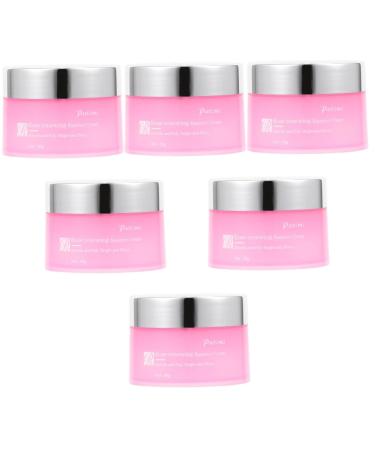 FRCOLOR 6 Pcs Rose Essence Cream Face Moisturizer Face Cream Eye Anti Wrinkle Facial Cream Moisturizer Neck Cream Oil- Moisturizer Oil Moisturizer Rejuvenating Simple Pink Blush Cream
