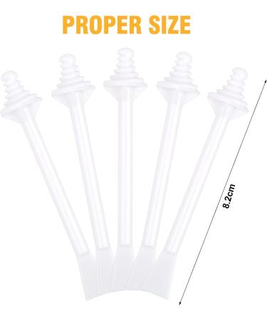 CHStarina 50-Pack Nose Wax Stickers - Plastic Nasal Hair Remover Strips & Spatulas for Easy Nostril Cleaning - Buy Online on GoSupps.com