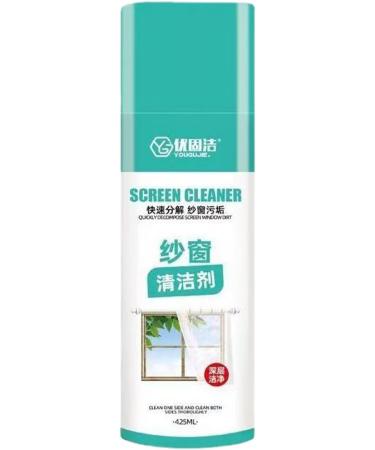 Window Screen Cleaner 425ml Cleaner Spray Professional Spray Rinse Cleaner Oil and Dirt Remover Window Cleaner Cleaning Spray with Long Lasting Fragrance Cleaner Solution for Home Window - Buy Online on GoSupps.com