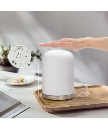 Luxelinc Ceramic Diffuser for Essential Oils - Perfect for Large Rooms USB Cable Warm Ambient Light Ideal Aromatherapy Home Decor & Gifts - Buy Online on GoSupps.com