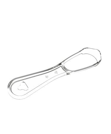 Reusable Food Grade Silicone Tongue Scraper for Adults & Kids - Fight Bad Breath - BPA Free - Clear - Buy Online on GoSupps.com