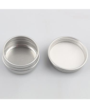 empty jars with lids cosmetic jar B0CL9KV58748 PC 10ml Blue Empty Round Aluminium Tins with Screw Lids Storage Jars Cosmetics Containers Pots with 6 Spatula (Color : Gold Size : 15ml) (Color : Silve - Buy Online on GoSupps.com