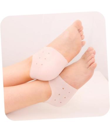 minkissy 15 Pairs Pedicure Heel Crack Reusable Moisturizing Heal Dry Cracked Heels Silicone Heel Grips Cushion Sleeves Foot Silicone Heel Pads Spa Heel Sleeve Gel Heel Protectors Sock Set - Buy Online on GoSupps.com