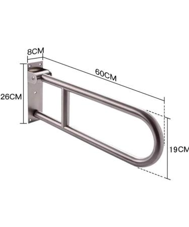 Non Slip Foldable Support Handle Rail Bathroom Grab Bar Safety Anti-Slip Grab Rail Towel Holder - Buy Online on GoSupps.com