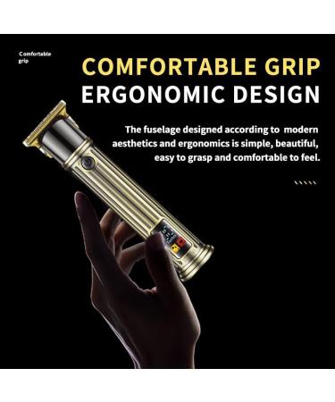 Hair Clippers for Men Professional Beard Shaver Barbershop Grooming Cordless Hair Trimmer Hairstyle Design Carving Metal Men Cordless Hair Trimmer - Buy Online on GoSupps.com