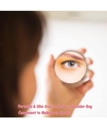 Portable Stainless Steel Camping Mirror | Unbreakable & Shatterproof | Ultra Slim Design | Emergency Signaling | Round 6.5*6.5CM - Buy Online on GoSupps.com