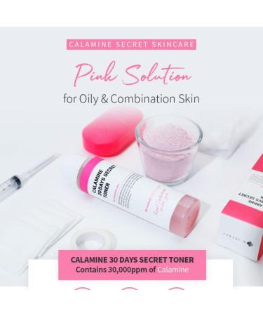 KSECRET Calamine Toner - 30 Days Acne Treatment | Korean Skincare 160ml | Skin Refining Solution - Buy Online on GoSupps.com