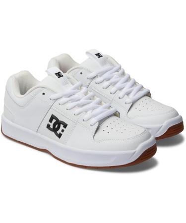 DC Shoes Men's Lynx Zero Leather Sneakers - White Gum - EU Size 44 | International Shipping Available - Buy Online on GoSupps.com