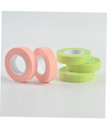 Healeved 5 Rolls Eyelash Tape - Pink Adhesive Fabric for Grafting & Beauty Salon Supplies | 900x1.1cm - Buy Online on GoSupps.com
