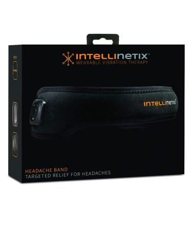 Brownmed Intellinetix Headache Band Universal Size Version 2.0  Targeted Vibration Therapy  Lightweight & Non-Invasive Relief for Head Discomfort  Soft Breathable Cotton Material