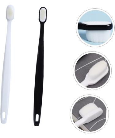 Minkissy Soft Toothbrush Set - Deep Cleaning Nano Toothbrush for Adults & Kids | Fine Bristle & Soft Fur - Ideal for Sensitive Teeth | International Shipping - Buy Online on GoSupps.com