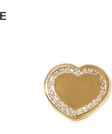 Nail Pendant Nail Chain Pendant Non-Fading 3D Effect Gloss Art Mirror Projection Zircon Jewelry Bear Love Heart Pendant for Manicure Nail Charm Decor - Buy Online on GoSupps.com