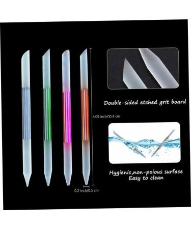 Glass Cuticle Pusher Professional Nail Sticks Toot Cuticle Removal Tool RosyPractical design and Durable - Buy Online on GoSupps.com
