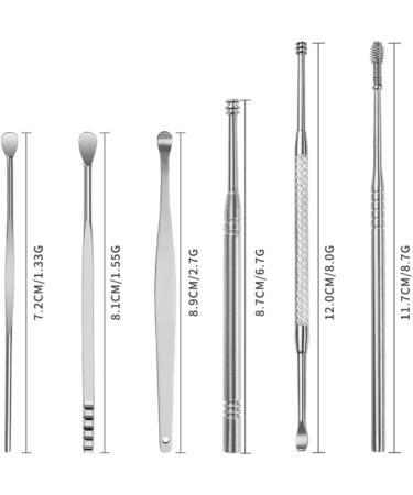 2 Set Healifty Ear Wax Removal Tool Kit - Ear Spoon Scoop and Cleaner for Sturdy Ear Cleaning - Buy Online on GoSupps.com