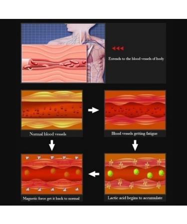 AMZLORD Ultrastarkes Titan Magnetic Arm Band | Weight Loss Bracelet for Men & Women | Anti-Fatigue Titanium Steel Magnet Bracelet (Silver) - Buy Online on GoSupps.com