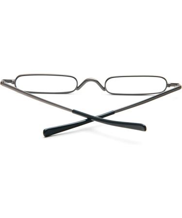 Buy KoKoBin Mini Narrow Reading Glasses +3.0 - Spring Hinge Metal Visual Aid with Case - Unisex | International Shipping - Buy Online on GoSupps.com