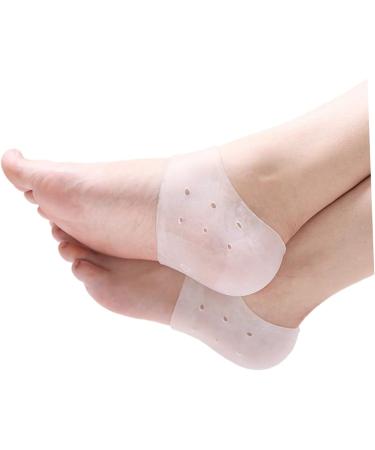 Beavorty 1 Pair Sock Heel Protectors Heel Cups high Heel Sock Insoles for Plantar Silicone Gel Sleeve Socks Heel Guards Heel Socks Protectors Lotion White moisturizing Socks - Buy Online on GoSupps.com