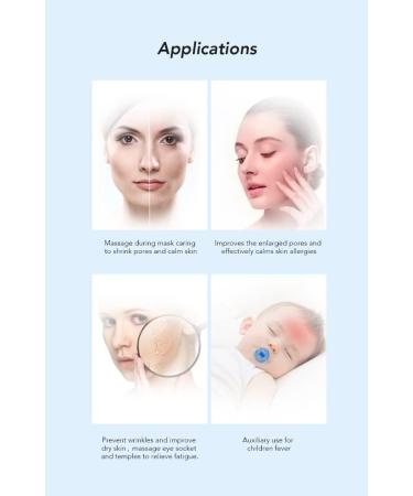 Jecrim Ice Roller for Face and Body - Tighten Pores, Reduce Puffiness & Tone Skin - Anti-Aging Beauty Care Tool for Wrinkles - Blue - Buy Online on GoSupps.com