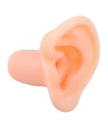 Baluue Ear Model Silicone Tunnels for Ears Silicone Earrings Ear Piercing Earrings Simulation Ear Model Earrings Backs for Studs Earwax Removal Silica Gel Silicone Ear Mold Fake Ear Model