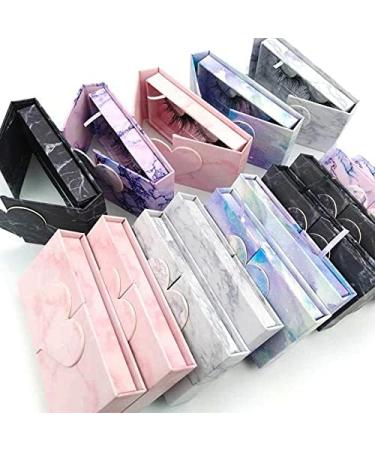 Lizusidtsy 5PCS Empty False Eyelash Packaging Boxes Fake Lashes Case Holder Eyelash Storage Case with False Eyelash Tray - Buy Online on GoSupps.com