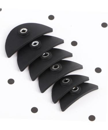 Mipcase 6 Pcs Eye Makeup Make up Kit Eye Shadow Seal Eye Shadow Stamp Crease Tool Die Crystal 5*2.5cm Black - Buy Online on GoSupps.com
