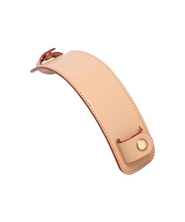 APLVFFZH Luxurious Leather Shoulder Strap Cushion for Stylish Tote Bags light Khaki