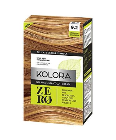KOLORA ZERO 9.2 SPARKLING CHAMPAGNE AMMONIA HAIR DYE