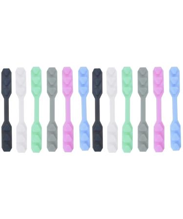 Minkissy 12 pc mask Ear rope buckle masks clip holder for masks Face ear bracket adjuster Accessories Mask strap buckle stress reduction.