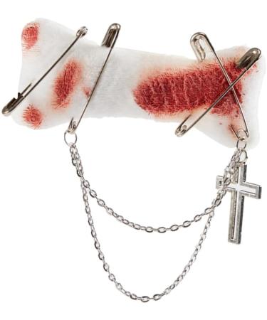 Furry HairPins Girl Subculture Bloodstain Brooch Great for Most Hair Type Hair Clip with Pin for Lady Women Girl Red - Buy Online on GoSupps.com