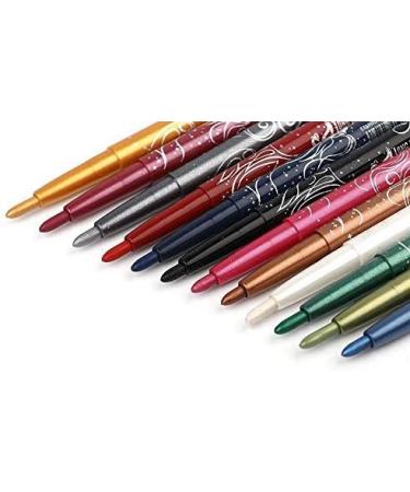 Chargenyang 12 PCS Colorful Eyebrow & Lip Liner Pencil Set - Makeup Cosmetic Kit - Buy Online on GoSupps.com