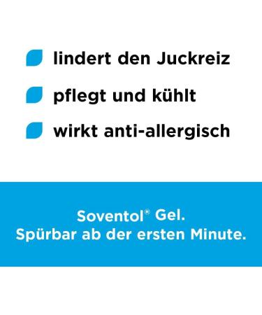 Soventol Gel 3 x 20g - Cooling Relief for Insect Bites & Itching | Family-Friendly Travel Pharmacy Solution - Buy Online on GoSupps.com