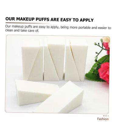 FRCOLOR 30pcs Triangle Makeup Puffs - Jaw Trainer Cosmetic Wedges for Flawless Application | Green Makeup Sponge Set - Buy Online on GoSupps.com