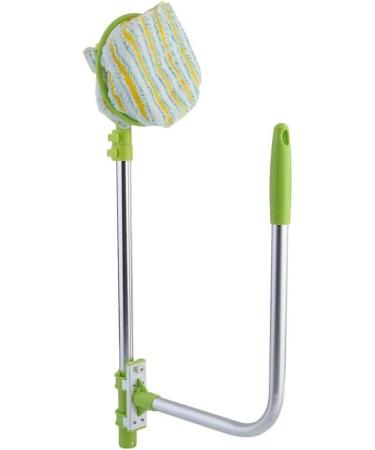 Detachable Telescopic U Shaped Professional Window Cleaning Tool Flexible Outside Double-Sided Glass Cleaner Kit Green - Buy Online on GoSupps.com