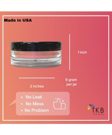 TKB Valentine Pigment Collection - 6 Jars of Cosmetic Grade Pigment for Lip Gloss, Soap, Nail Polish, Makeup - Made in USA - Buy Online on GoSupps.com