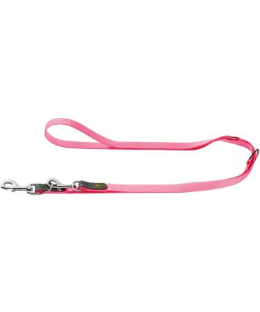 HUNTER CONVENIENCE Adjustable dog leash plastic material 1.5 x 200 cm neon pink neon pink 1.5 x 200 cm