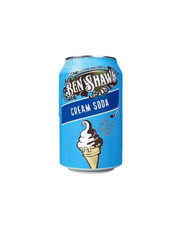 Ben Shaws Soda Cans 330ml - Summer Drink Cans (Cream Soda 4 Cans) Cream Soda 4 Cans