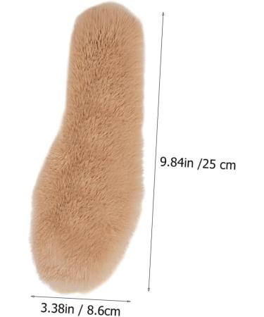 FRCOLOR 3 Pairs Faux Rabbit Fur Insoles - Warm Comfortable Winter Insoles for Adults - Cold-Proof Shoe Accessories - Buy Online on GoSupps.com