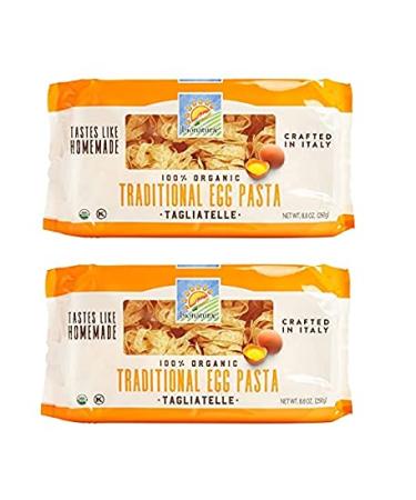 Bionaturae Organic Traditional Egg Pasta Tagliatelle Pack of 2