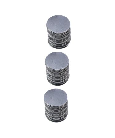 FOMIYES 300 Pcs Stickers Round Eyeshadow Sticker Eyeshadow Pans Makeup Tool Eye Shadow Make up Iron Sheets 1 count (Pack of 1) As Shownx3pcs