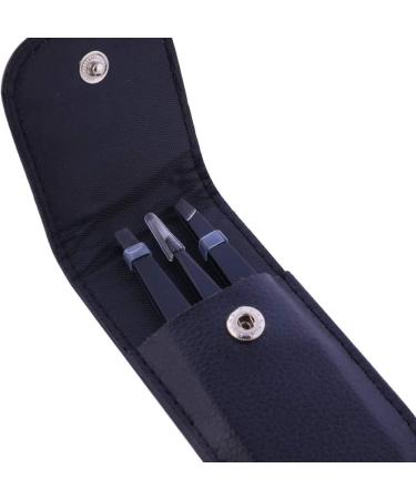 Eyebrow Tweezers 3 Piece Professional Stainless Steel Precision Tweezers for Eyebrows Plucking Ingrown Hair Remover and Facial Hair - Buy Online on GoSupps.com