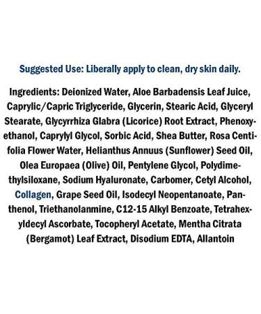 Anti-Aging Collagen Moisturizer (1.7 oz) - Target Fine Lines & Wrinkles Boost Collagen Production Unscented & Non-Greasy Formula - Buy Online on GoSupps.com