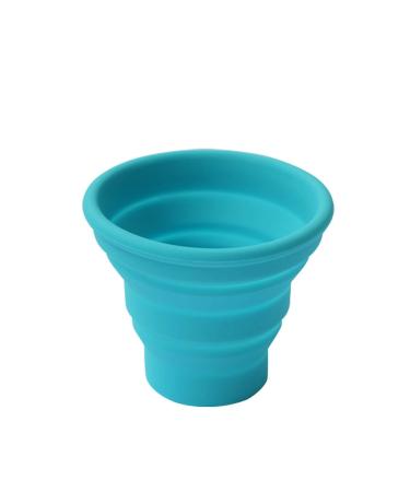 Ecoart Silicone Collapsible Travel Cup for Outdoor Camping and Hiking (1 Pack) Blue