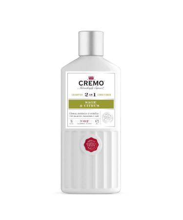 Cremo 2 In 1 Shampoo & Conditioner No. 02 Sage & Citrus 16 fl oz (473 ml)