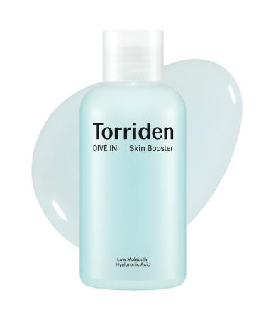 Torriden DIVE-IN Low-Molecular Hyaluronic Acid Skin Hydrating Booster 6.76 fl oz | Facial Essence Dry  Sensitive Skin | Alcohol-free  Fragrance-free  No Colorants | Vegan  Clean  Cruelty-Free Pack of 1