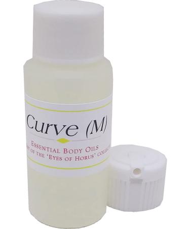 Curve - Type LC For Men Scented Body Oil Fragrance Flip Cap - Clear - 1 oz. - ID#23449 1 Fl Oz (Pack of 1)
